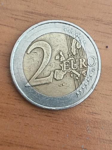 Moneta due euro - due,