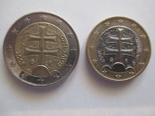 Due monete usate - due, 2