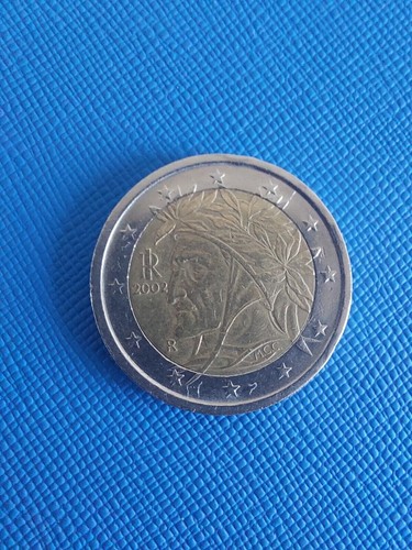 Moneta due euro dante - moneta,