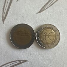 Due Monete Da 2 Euro Rare