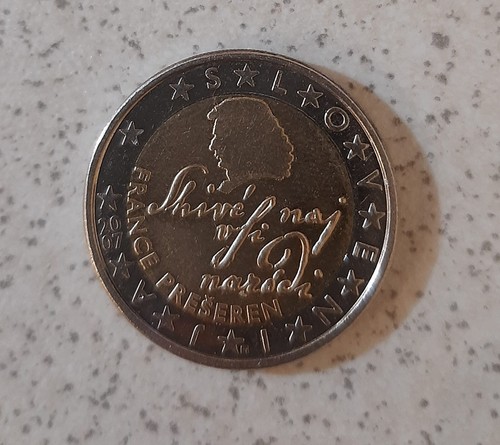 Moneta due euro francia - moneta, 2