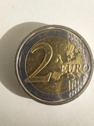 Moneta due euro dante - da,