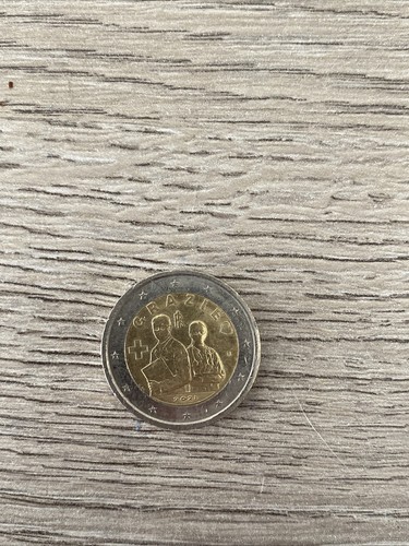 Moneta due euro - euro, rara