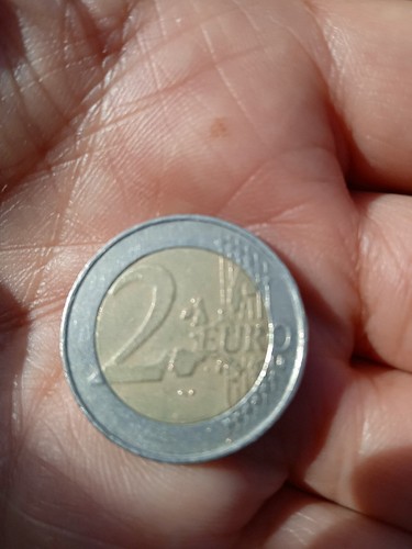 Moneta due euro belgio - due, re