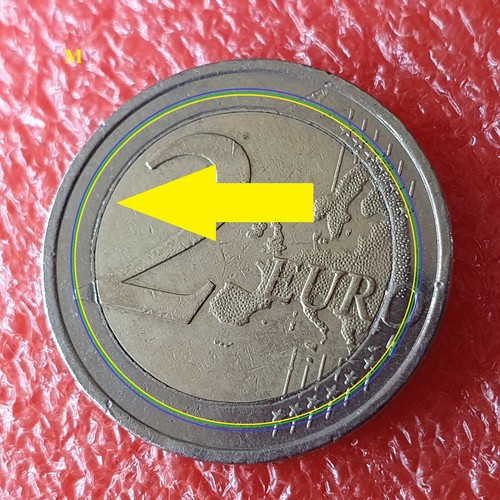 Moneta rara due euro - moneta, da
