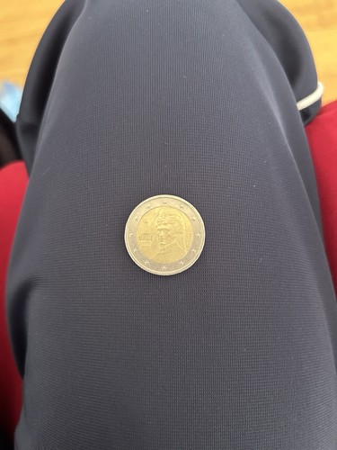 Moneta due euro rara - due,