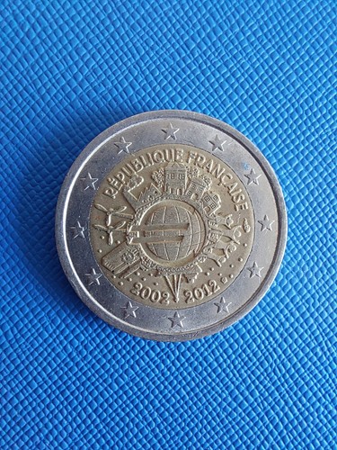 Moneta due euro francia - moneta, 2