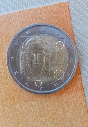 Moneta due euro rara - da, 2