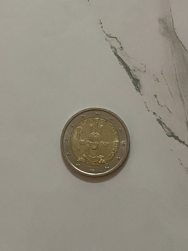 Rara moneta due euro roma - rara,