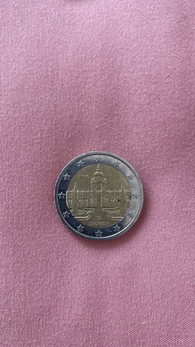 Moneta due euro - euro, rara