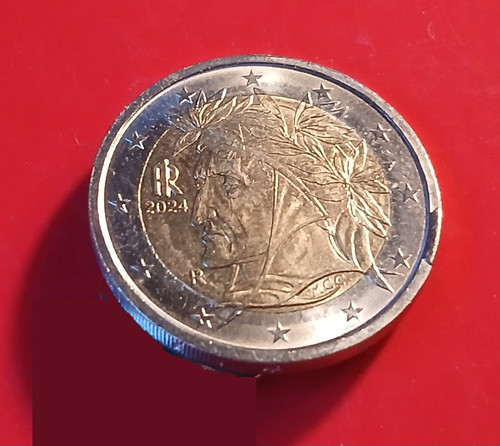 Moneta due euro italia - due,