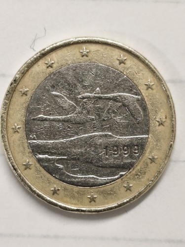 Moneta euro finlandese 1999 - moneta,